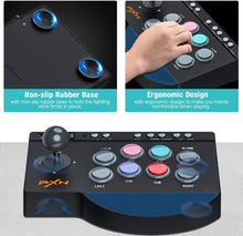 Load image into Gallery viewer, PXN 0082 USB Arcade Fight Stick, PC Street Fighter Arcade Game Fighting Joystick Controller for PS3, PS4, Xbox One, Switch, Window PC