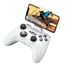 Load image into Gallery viewer, Mfi Game Controller for iPhone PXN Speedy(6603) iOS Gaming Controllers for Call of Duty Gamepad with Phone Clip for Apple TV, Ipad, iPhone (White)
