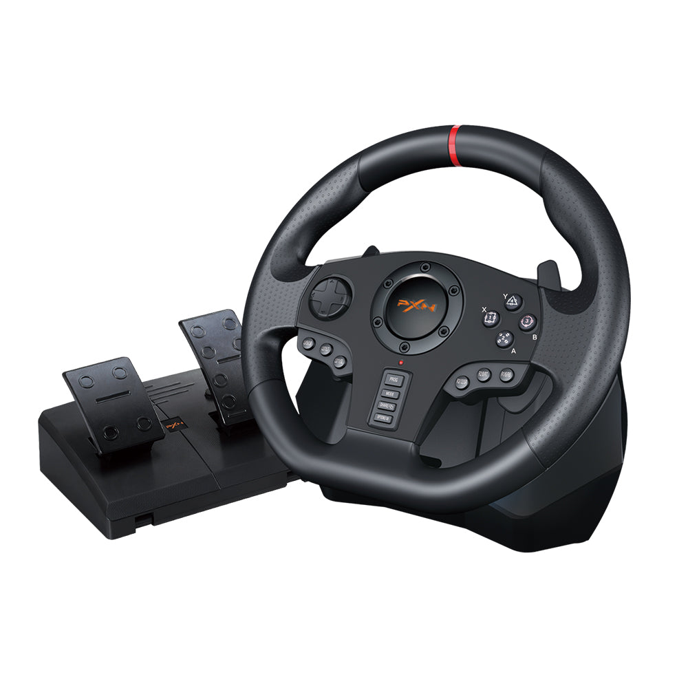 PXN V900 PC Racing Wheel, Universal Usb Car Sim 270/900 degree Race Steering Wheel with Pedals for PS3, PS4, Xbox, One, Nintendo Switch