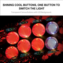 Load image into Gallery viewer, Vewlix Arcade Stick, PXN-X9 USB Arcade Joystick with Sanwa Buttons for PS4, PS3, PC, Xbox one, Nintendo Switch
