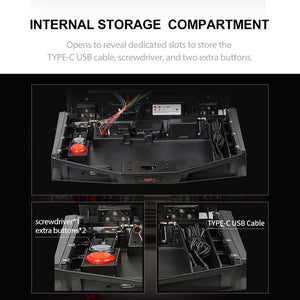 Vewlix Arcade Stick, PXN-X9 USB Arcade Joystick with Sanwa Buttons for PS4, PS3, PC, Xbox one, Nintendo Switch